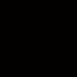 Code couleur: HEX #03000000 | qconv.com