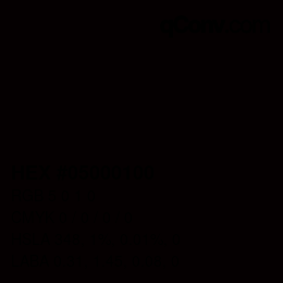 Color code: HEX #05000100 | qconv.com