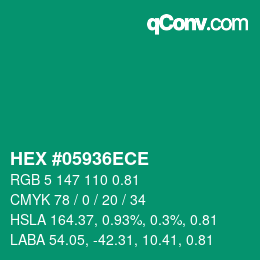 Code couleur: HEX #05936ECE | qconv.com