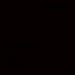 Color code: HEX #06010000 | qconv.com