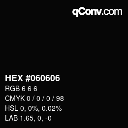 Color code: HEX #:6:6:6 | qconv.com