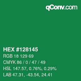 カラーコード: HEX #128145 | qconv.com