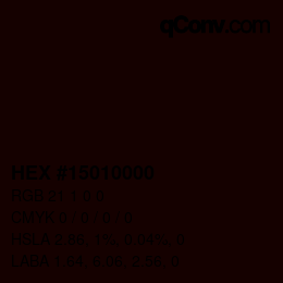 Color code: HEX #15010000 | qconv.com
