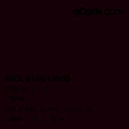 Color code: HEX #15010500 | qconv.com