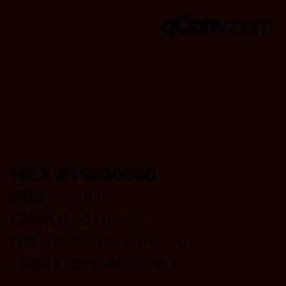 Color code: HEX #15030000 | qconv.com