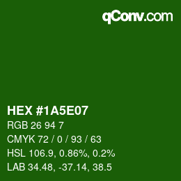Color code: HEX #1A5E07 | qconv.com