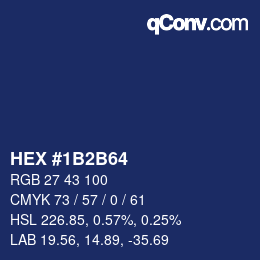 Color code: HEX #1B2B64 | qconv.com