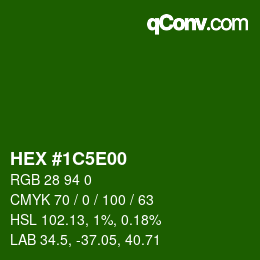 Color code: HEX #1C5E00 | qconv.com