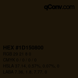 Color code: HEX #1D150800 | qconv.com