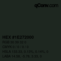 Color code: HEX #1E272000 | qconv.com