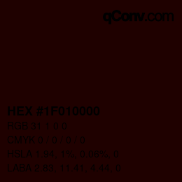 Color code: HEX #1F010000 | qconv.com