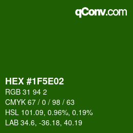 Color code: HEX #1F5E02 | qconv.com