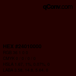 Color code: HEX #24010000 | qconv.com