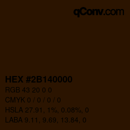 Color code: HEX #2B140000 | qconv.com