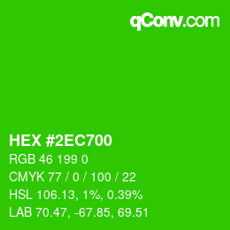 Color code: HEX #2EC700 | qconv.com