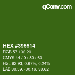 Color code: HEX #396614 | qconv.com