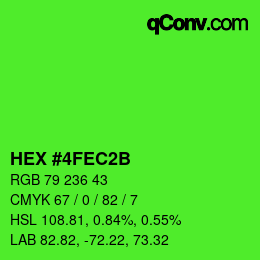 Color code: HEX #4FEC2B | qconv.com