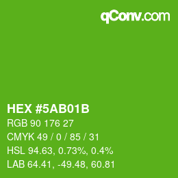 Color code: HEX #5AB01B | qconv.com