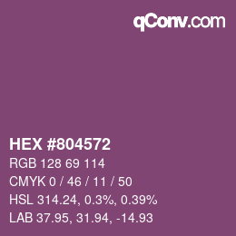 カラーコード: HEX #804572 | qconv.com