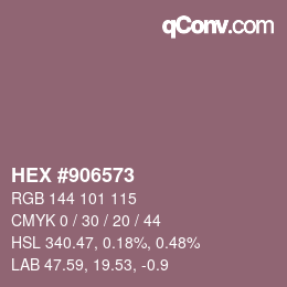 カラーコード: HEX #906573 | qconv.com