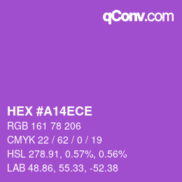 Color code: HEX #A14ECE | qconv.com