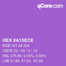 Color code: HEX #A15ECE | qconv.com