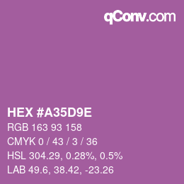 Color code: HEX #A35D9E | qconv.com