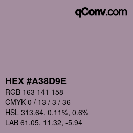 Color code: HEX #A38D9E | qconv.com