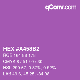 Color code: HEX #A458B2 | qconv.com