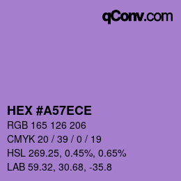 Color code: HEX #A57ECE | qconv.com