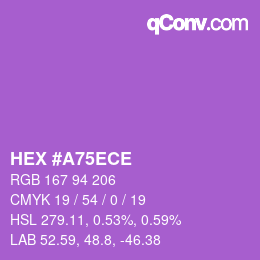 Color code: HEX #A75ECE | qconv.com