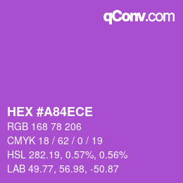 Color code: HEX #A84ECE | qconv.com
