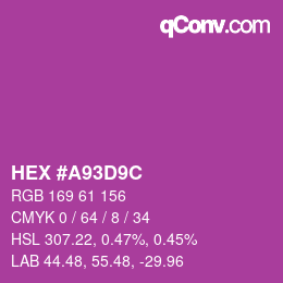 Color code: HEX #A93D9C | qconv.com