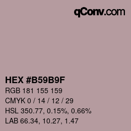 Color code: HEX #B59B9F | qconv.com