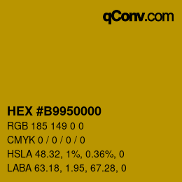 Color code: HEX #B9950000 | qconv.com