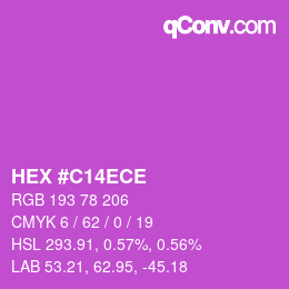 Color code: HEX #C14ECE | qconv.com