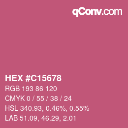 Color code: HEX #C15678 | qconv.com