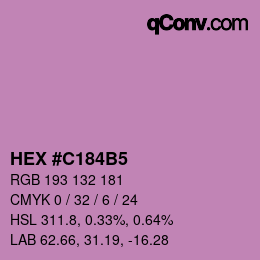 Color code: HEX #C184B5 | qconv.com