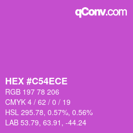 Color code: HEX #C54ECE | qconv.com