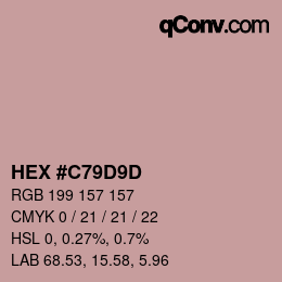 Color code: HEX #C79D9D | qconv.com