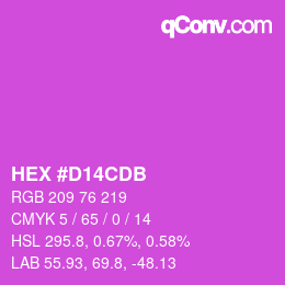 カラーコード: HEX #D14CDB | qconv.com