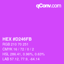 Color code: HEX #D246FB | qconv.com