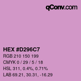 Color code: HEX #D296C7 | qconv.com