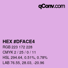 カラーコード: HEX #DFACE4 | qconv.com