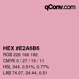 Color code: HEX #E2A6B6 | qconv.com