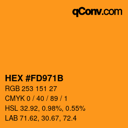 Color code: HEX #FD971B | qconv.com
