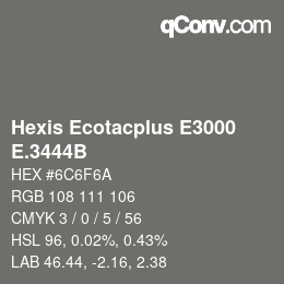 カラーコード: Hexis Ecotacplus E3000 - E.3444B | qconv.com