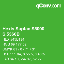 Farbcode: Hexis Suptac S5000 - S.5360B | qconv.com