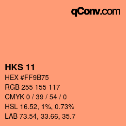 Código de color: HKS 11 | qconv.com