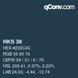 Farbcode: HKS 38 | qconv.com